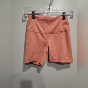 Yogalicious Pink Workout Shorts High-Waisted Stretch XS